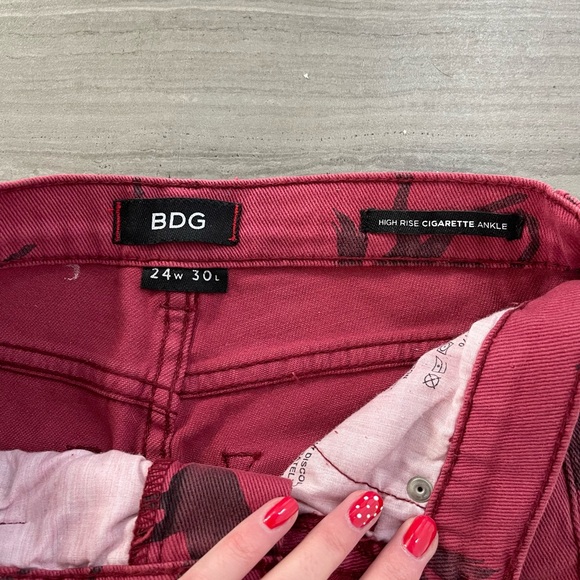 BDG Red Horse Print Jeans - Picture 2 of 2